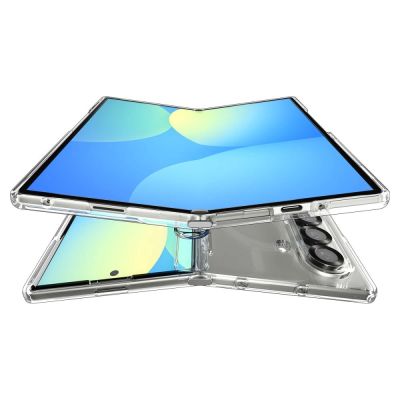 16. Spigen Tough Armor Pro Mag MagSafe Case for Samsung Galaxy Z Fold 7 - Clear and White