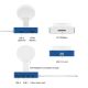 9. Hyper HyperDrive Flex MagCharge USB-C Hub, White/Blue