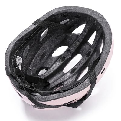 4. Rockbros Bike Helmet with Visor, Detachable UV Goggles, Detachable Visor, Unisex - Pink