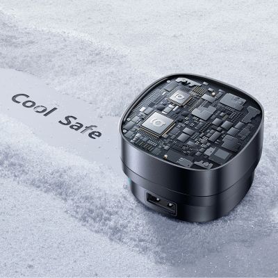 12. Baseus PrimeTrip VR1 60W USB-A USB-C Car Charger with Retractable USB-C Cable - Black