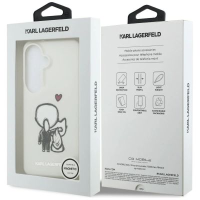 8. Karl Lagerfeld IML Karl&Choupette MagSafe Case for Samsung Galaxy S26 - Transparent