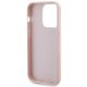 7. Guess Quilted Metal Logo case for iPhone 15 Pro Max - pink