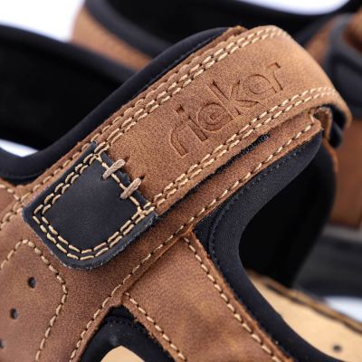 11. Rieker M 26156-25 RKR447B Velcro Sandals