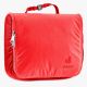2. Deuter Wash Center Lite I Travel Cosmetic Bag, Poppy/Crimson