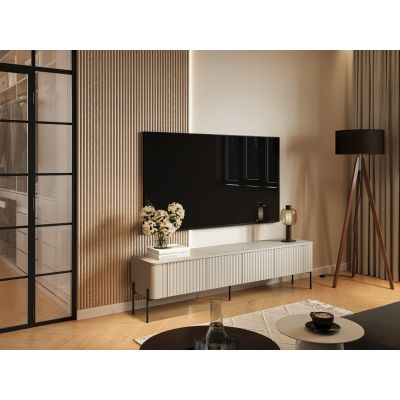 3. TV cabinet VERA 190x40x50 cashmere matt