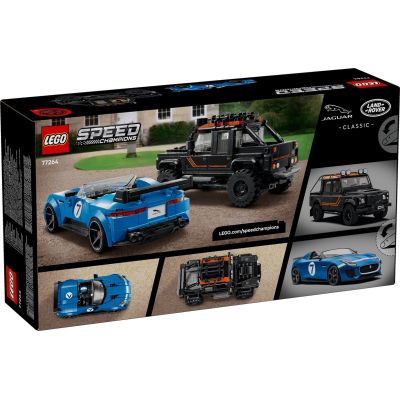 2. LEGO Speed Champions 77264 - Jaguar Project 7 and Land Rover Defender