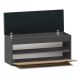 2. PARMA SHOE CABINET ANTHRACITE/ARTISAN