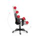28. Huzaro Force 6.2 White Mesh Gaming Chair
