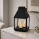 3. LED LANTERN 25CM 3 CANDLES SASKA GIFT & DECOR