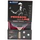 6. TABLE TENNIS RACKET COVER 3 BALLS SET PERSSON 600 DONIC