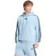 adidas Essentials 3-Stripes Fleece Hoodie for men, light blue KY4170