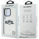 8. Karl Lagerfeld IML Choupette Sketch Logo MagSafe Case for iPhone 16 Pro Max - Clear