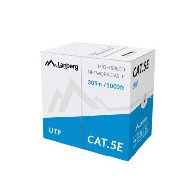 3. LANBERG UTP LAN CABLE 100MB/S 305M CCA LINE GRAY