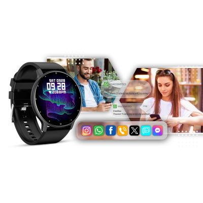 8. GIEWONT Black GW120-2 Pro smartwatch