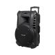 Active speaker with 2 microphones, Bluetooth, battery.