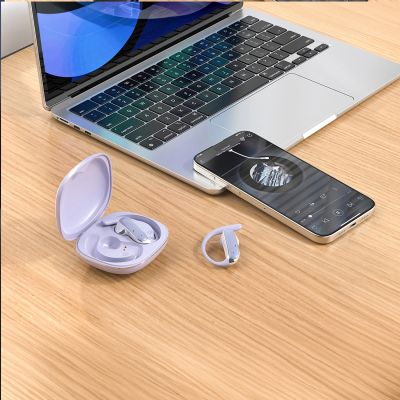 4. Dudao U17Z Bluetooth 5.3 OWS Headphones with Ear Hooks - Purple