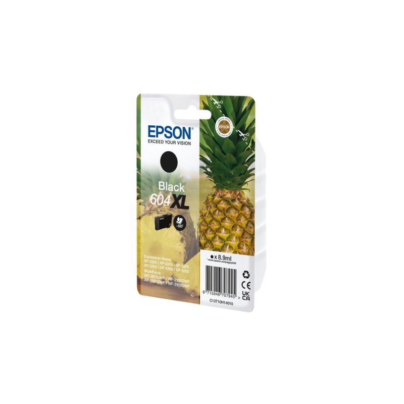 4. Epson 604XL ink cartridge 1 pc. Original High (XL) yield Black