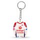 4. KH Toruń hockey jersey keychain (Home) SREBBREKH-KHT