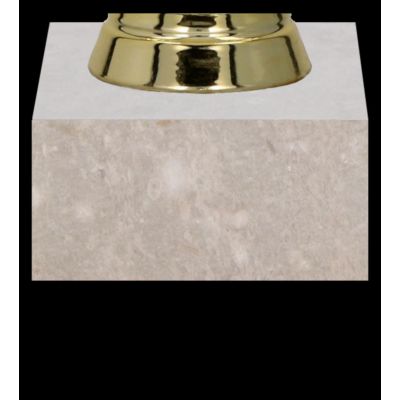 WHITE FIGURINE PEDESTAL