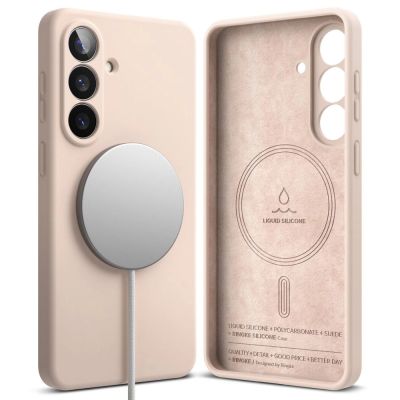 2. Ringke Silicone MagSafe Case for Samsung Galaxy S26+ - Pink