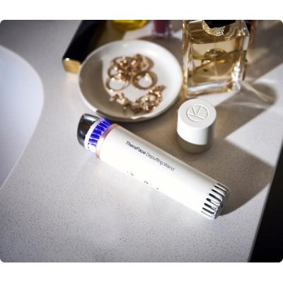 5. Therabody TheraFace Depuffing Wand (White) – Facial Treatment Wand