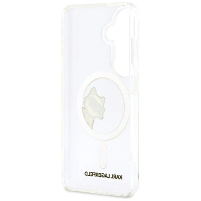 7. Karl Lagerfeld IML Peekaboo Choupette MagSafe Case for Samsung Galaxy S26 - Transparent