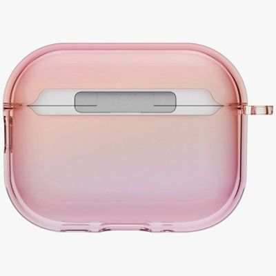 5. Uniq Iridescia Hang Case for AirPods Pro 3 - Transparent Pink