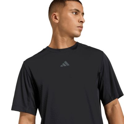 4. Men's adidas D4T PrimeLift 3 Stripes T-shirt black KE9937