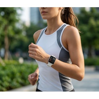 3. Smartwatch Gravity Silver Strap + Bracelet GT44-4