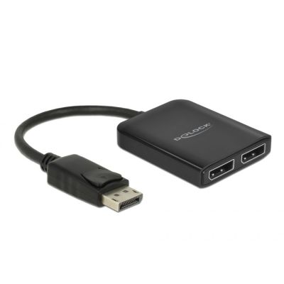 DeLOCK DisplayPort 1.4 Splitter 1 x DisplayPort in 2 x DisplayPort MST