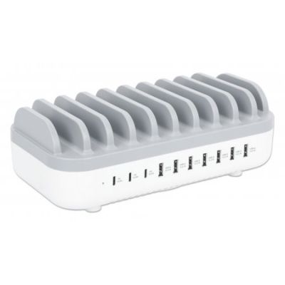 2. MANHATTAN 10-PORT USB CHARGING STATION 120W 3X U