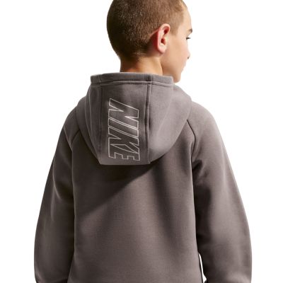 4. Nike Sportswear Club Fleece Kids Tracksuit Gray HQ9318 289