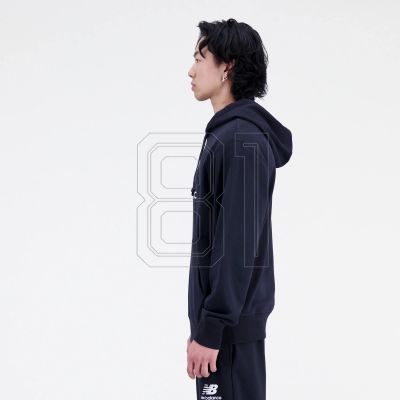 6. New Balance Essentials Stacked Logo Frenc M Hoodie MT31537BK