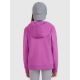 5. Girls' sweatshirt with a zipper and hood 4F 4FJWSS25TSWSF1706-50S