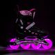 2. NH10905 4in1 PINK LED SIZE S(31-34) ROLLER SKATES WITH DIMENSIONAL HOCKEY BLADE NILS EXTREME