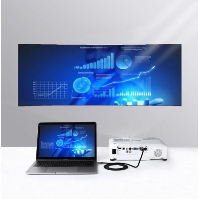 3. Ugreen cable HDMI cable - USB Type C 4K 60 Hz 1.5 m black-gray (MM142 50570)