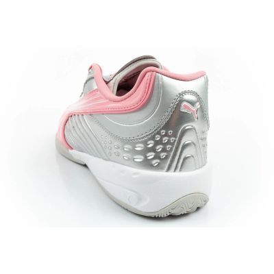 5. Puma sports shoes sneakers youth V-S2 Goalgetter fashionable silver