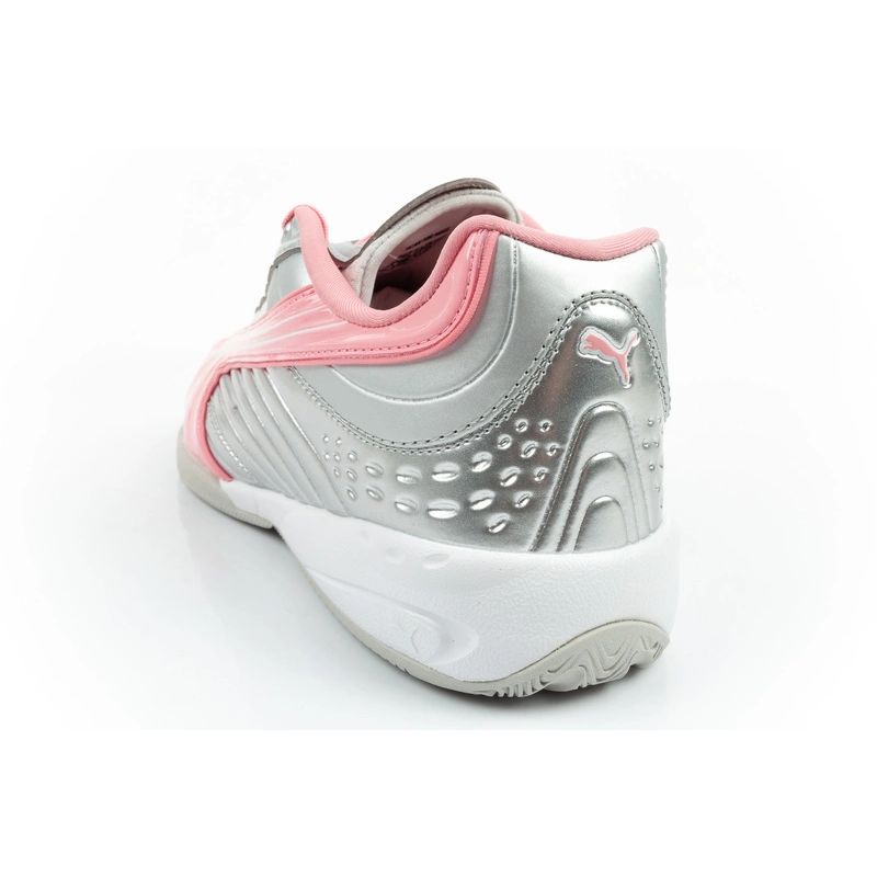 5. Puma sports shoes sneakers youth V-S2 Goalgetter fashionable silver