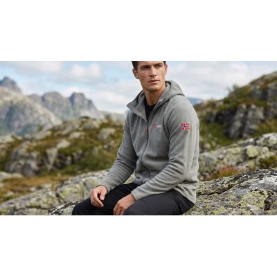 3. Geographical Norway TUGOOD DARK GREY DB MEN 233 Men’s Fleece Jacket (WZ3331H/GN-DARK GREY)