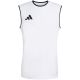2. Men's adidas Entrada 26 Sleeveless Jersey White KB3928