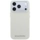 3. Karl Lagerfeld Grained Elongated Logo MagSafe Case for iPhone 17 Pro Max / 18 Pro Max - Beige