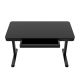 13. Activejet ET119W-C Electric Height Adjustable Desk, Black. Tabletop dimensions: 140 x 70 cm.