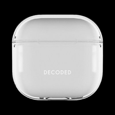 Decoded Silicone Aircase for AirPods 4 - Transparent