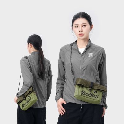 8. Rockbros W020-1 Foldable Handlebar Bicycle Bag - Green