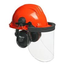 CLIMAX Protective helmet with face shield and earmuffs 437-I