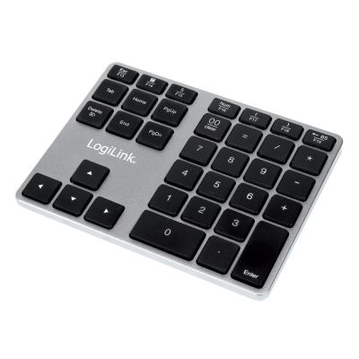 LogiLink ID0187 Universal Bluetooth Numeric Keypad Aluminum Black