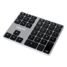 LogiLink ID0187 Universal Bluetooth Numeric Keypad Aluminum Black