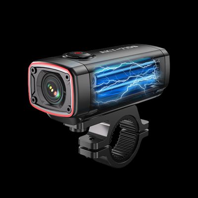 9. AKEEYO AKY-710S sports camera 4K video recorder for motorcycle handlebar - black