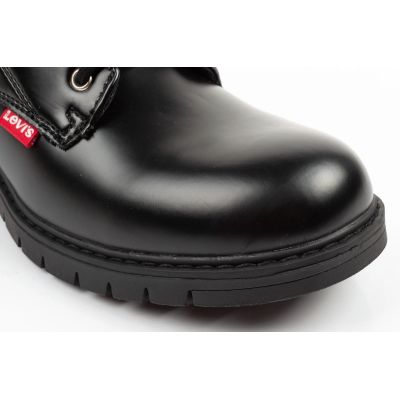 5. Levi's girls' Pasadene SE ankle boots, black, with zipper
