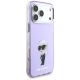 4. Karl Lagerfeld IML Aquarelle Karl & Choupette & Logo MagSafe Case for iPhone 17 Pro Max - Purple